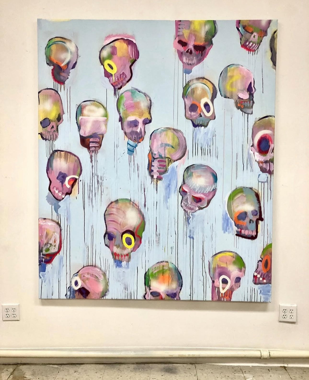 Skull balloons