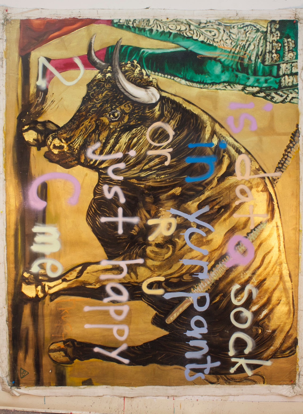 Is that a sock in yer pants……