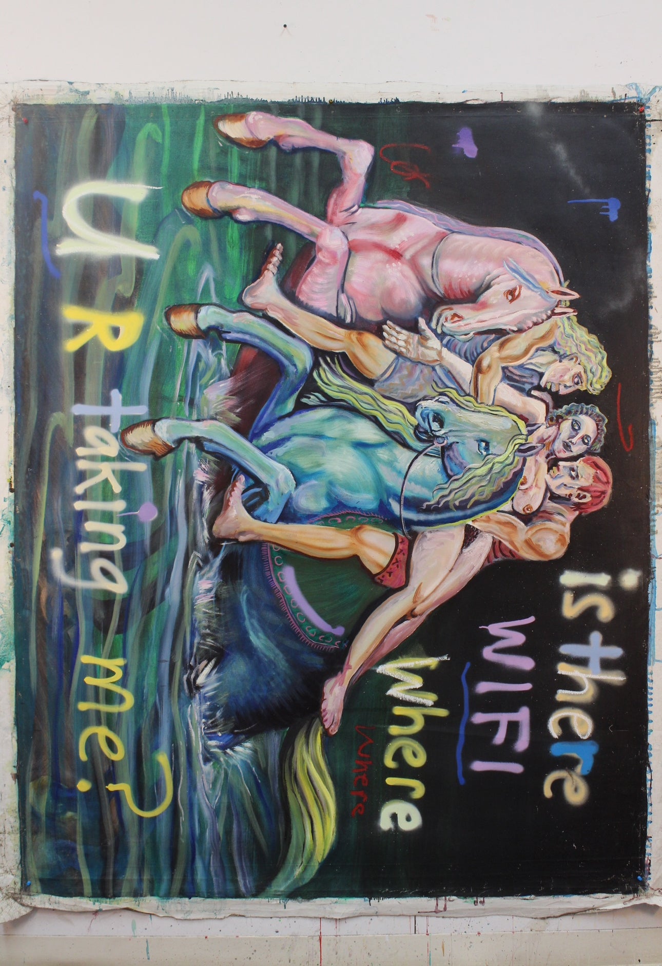 Is there WiFi where U R taking me?