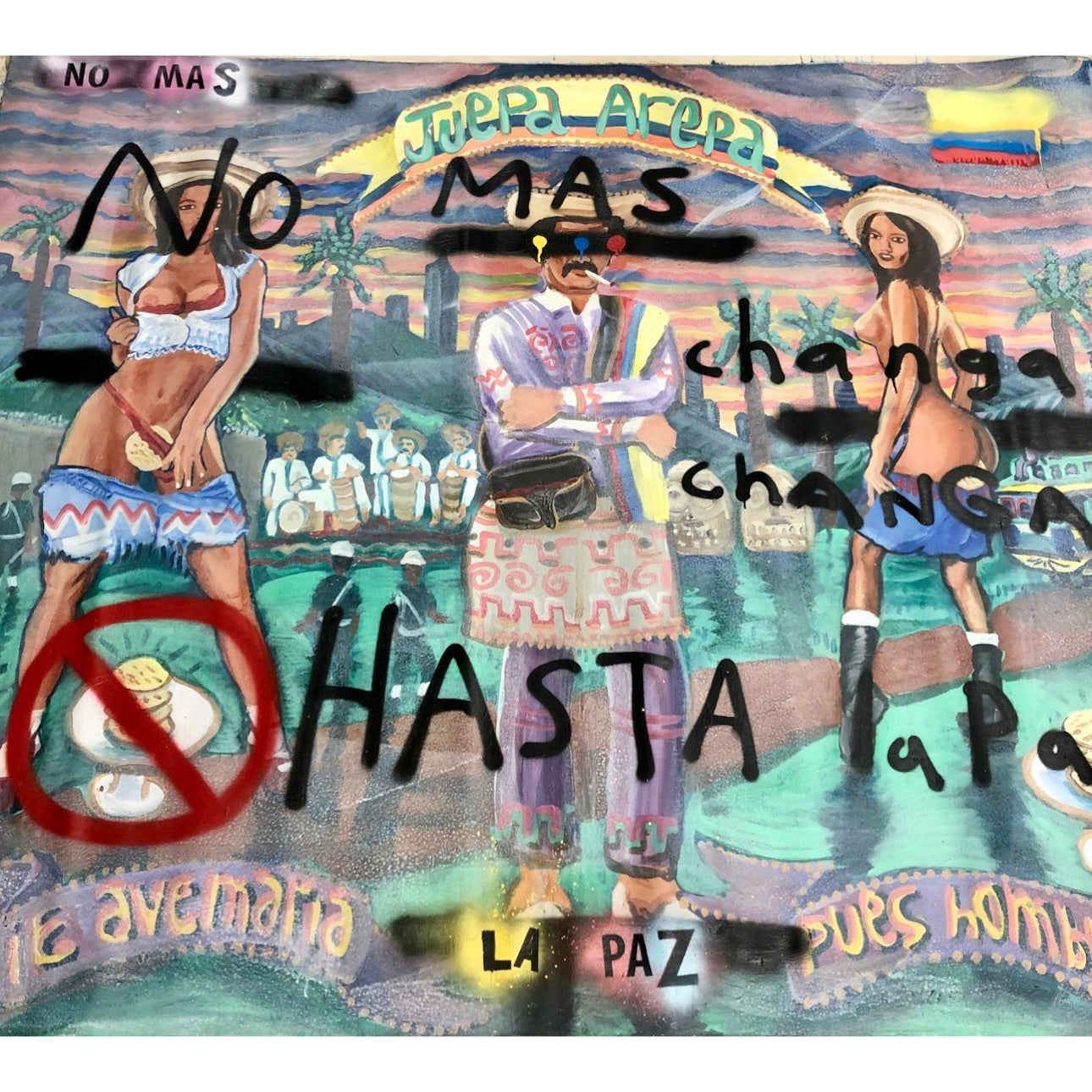 No más changa changa hasta la Paz
